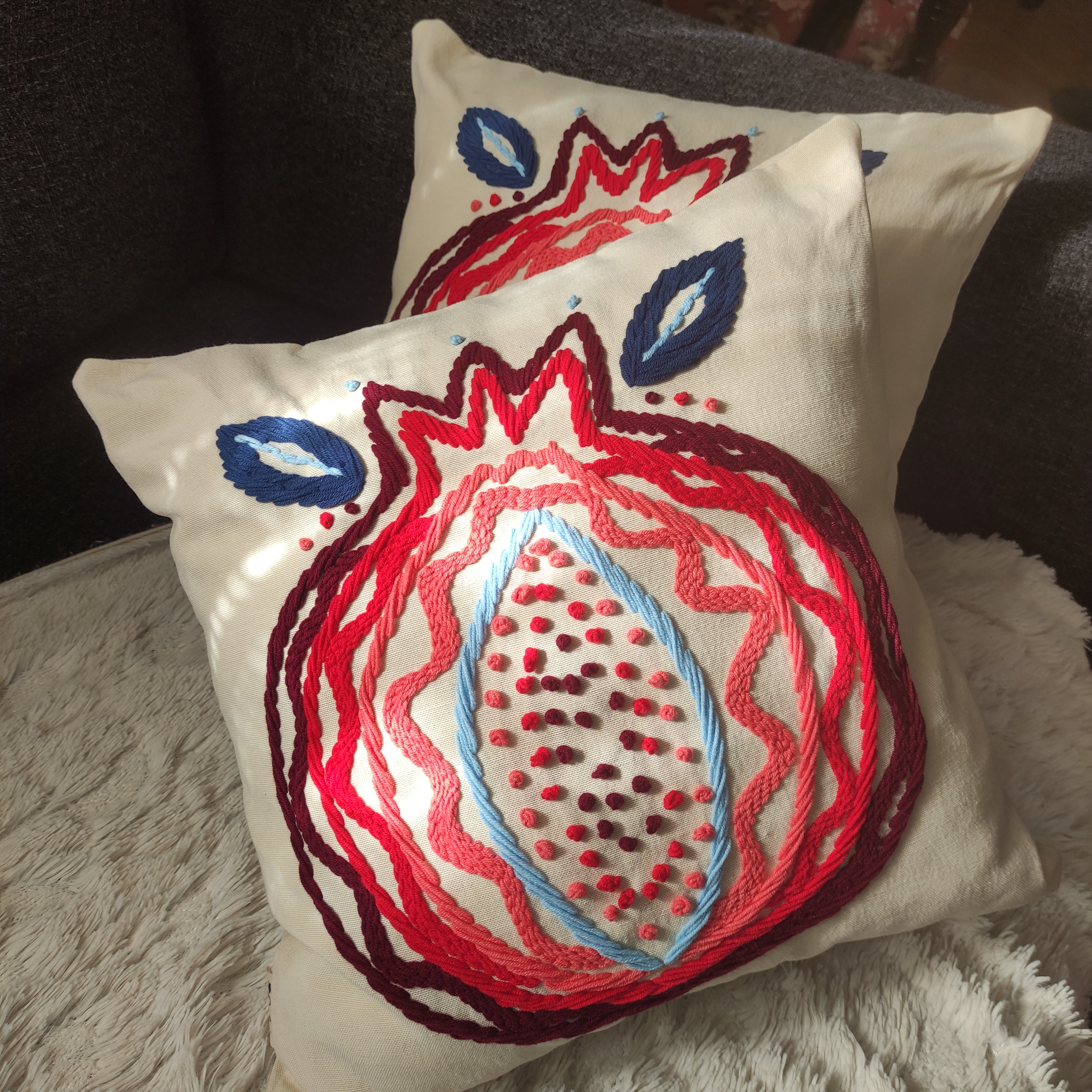 Nar Kırlent Kılıfı