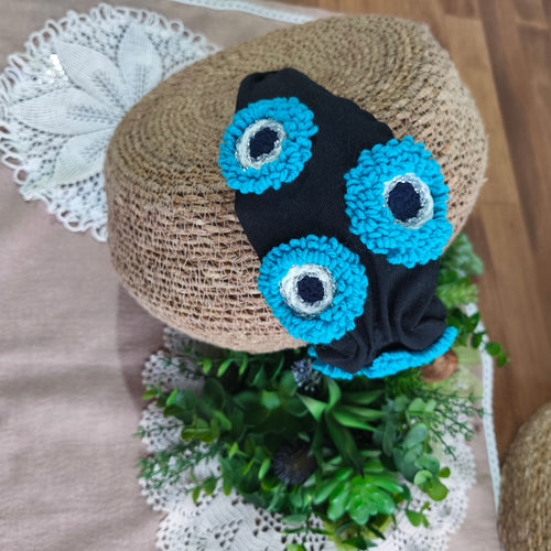 Evileye Punch Needle Embroidery Headband