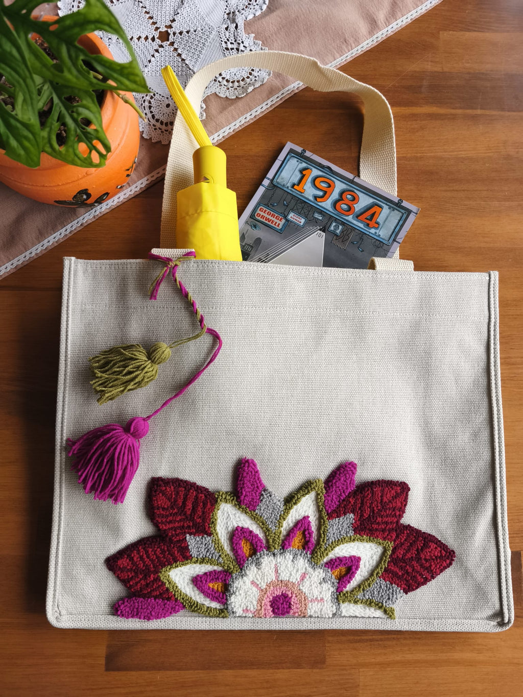 Mandala Desen Plaj Çantası