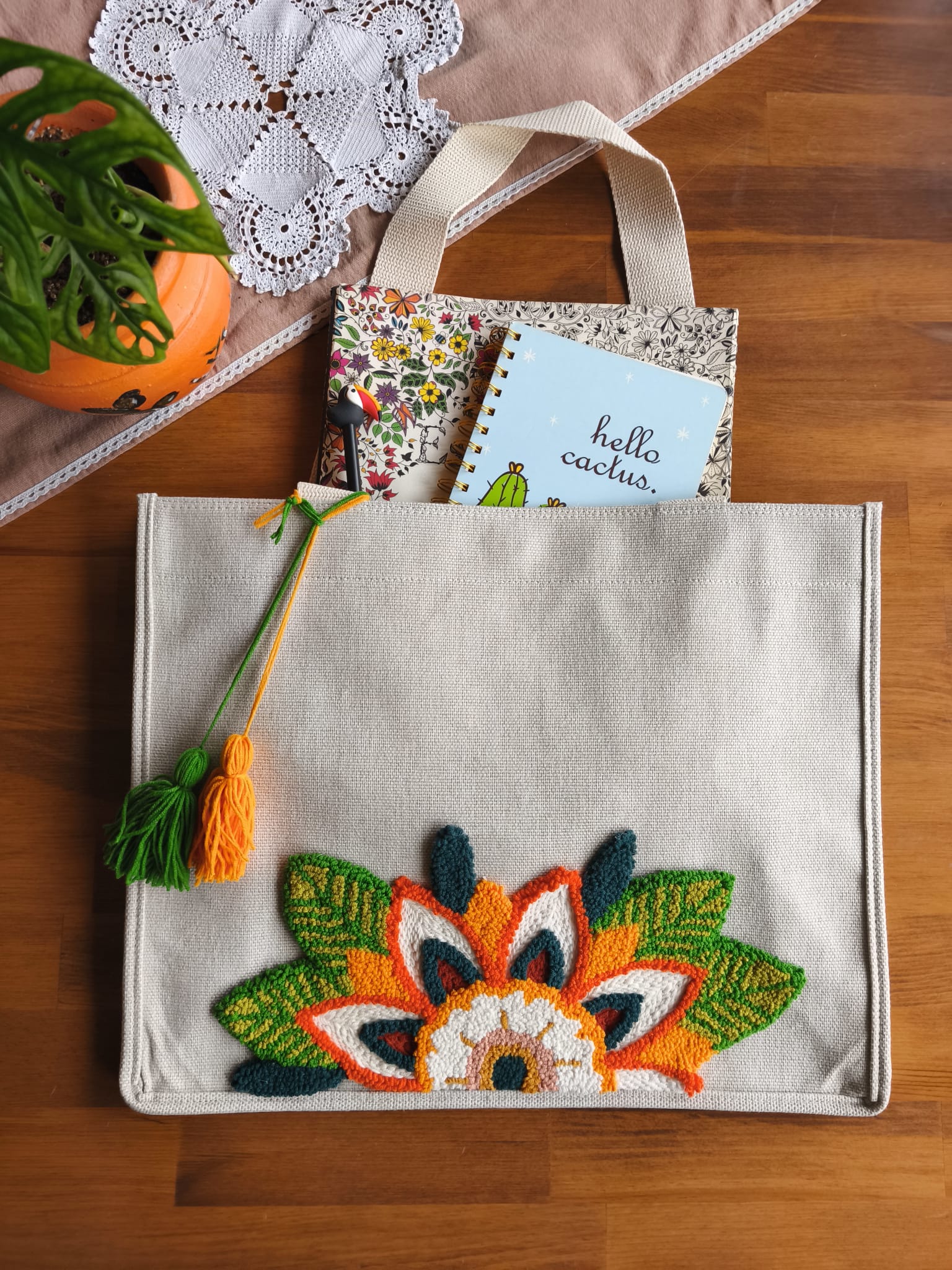 Mandala Desen Plaj Çantası