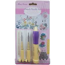 Mina Carin Punch Needle - contains three needles